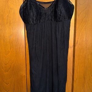 Soma Black Lace Nightgown